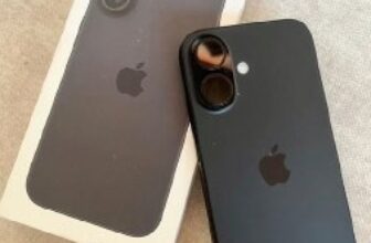 🍎 Apple iPhone 16 128GB Preto 6,1″ 48MP iOS 5G…