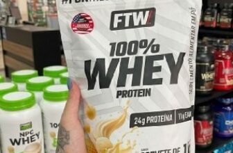💪 Whey Protein 100% Refil 1kg Sabor Cookies – Ftw…