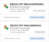 ➡️ R$200 OFF no site em compras a partir de…