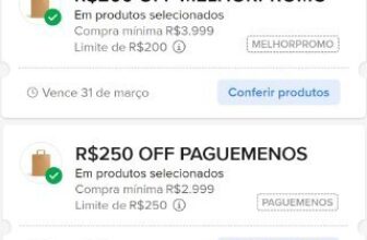 ➡️ R$200 OFF no site em compras a partir de…