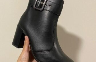 👢 Bota Feminina Salto c/ Bico Quadrado 🔥 DE 129…