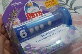 ✅ Pato Desodorizador Sanitário Gel Adesivo Lavanda C/ Aplicador, 6…