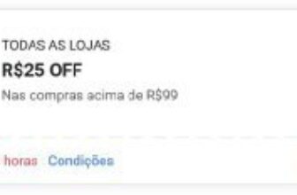 ➡️ R$25 OFF em pedidos acima de R$99 🎟 Cupom:…