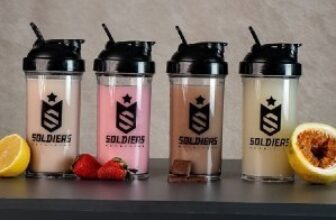 ✅ Coqueteleira Slim 600mL Soldiers Nutrition 🔥 POR 24,25 🔗…