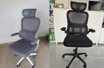 🪑 Cadeira Ergonomica Escritorio Giratória Executiva Tela Mesh – Preto…