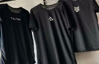 👕 Kit com 5 Camisetas Dry All Black Alpha 🔥…