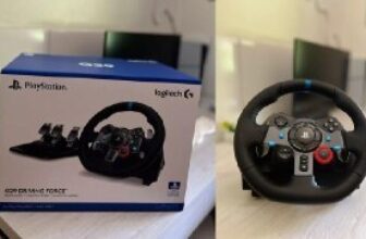 ✅ Volante de Corrida Driving Force c/ pedal Logitech G29…