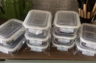 OS POTIN DE VRIDO COM TAMPA PRA ORGANIZAR TUAS MARMITAS…