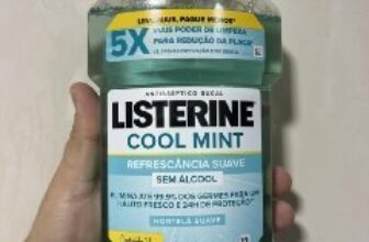 🦷 Listerine Enxaguante Bucal Cool Mint Sem Álcool, 1L 🔥…