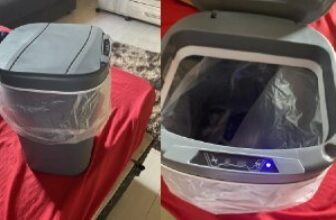 ✅ Lixeira Antiodor Com Sensor Inteligente Abre Fácil Cesto 17l…