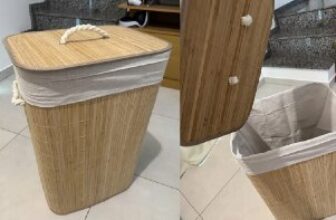 ✅ Cesto De Roupas De Bambu 72 Litros 🔥 DE…