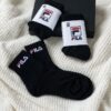 🧦 Kit 6 Pares de Meias Fila Cano Médio Algodão…