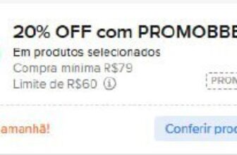 🚨 NOVO CUPOM MERCADO LIVRE ➡️ 20% OFF no site…