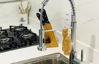 🚰 Torneira Aço Inoxidável Hongyu Luxo Flexível Prateado Brilhante 🔥…