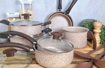 🍳 Conjunto de Panelas Antiaderente 10 Peças 🔥 DE 299…