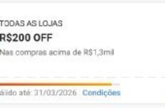 🎟 R$200 OFF em R$1.300: 5UPER0FERT4S Resgate aqui 🔗 https://s.shopee.com.br/gLfzudHDk…