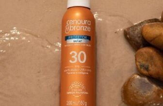 ☀️ Protetor Solar Aerossol Spray FPS 30 Cenoura & Bronze…