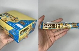 🍫 Display Hershey’s Chocotubes Cookies N’ Creme 25G – 15…
