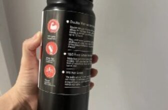 💦 Garrafa Térmica 800ml Com Isolamento de Inox – Três…