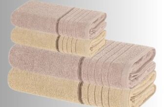 ✅ Jogo de Toalhas 4 Peças Fio Cardado 100 Algodão…