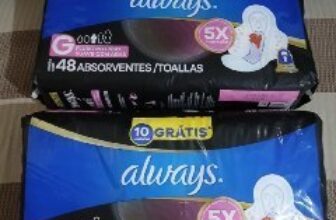✅ Always Noturno Suave Absorvente Tamanho G – 48 Unidades…