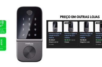 ‼️Fechadura Digital de Embutir Biométrica FR 221V Intelbras Saindo a…