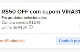 🚨 CUPOM MERCADO LIVRE ➡️ R$ 50 OFF em R$…