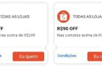 🎟 R$30 OFF em R$299 🎟 R$90 OFF em R$899…