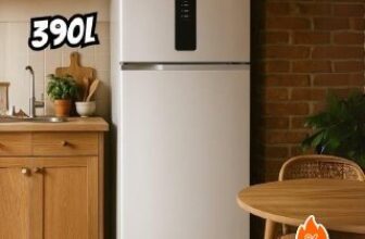 🧊 Geladeira Electrolux Frost Free Inverter 390L Duplex 220V 🔥…