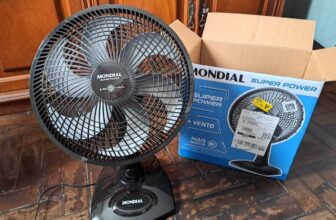 🍃 Ventilador de Mesa 30cm Super Power Mondial 60W 127v…