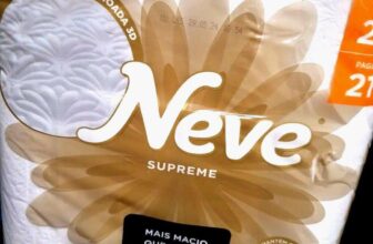 🧻 Neve Papel Higiênico Supreme Folha Tripla, 20m, 24 rolos…