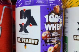 ✅ 100% Whey Max Titanium x Dr. Peanut (900g), Sabor…