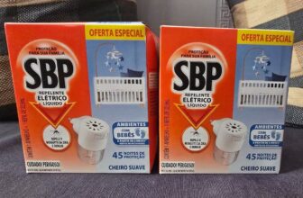 🦟🚫 Repelente Elétrico Líquido SBP 45 Noites Cheiro Suave Novo…