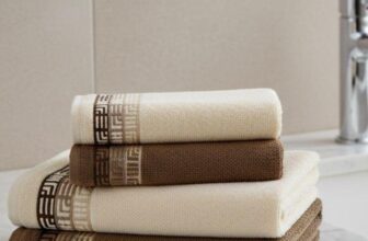 ✅ Jogo com 4 Toalhas Bosco Karsten (2 de banho…