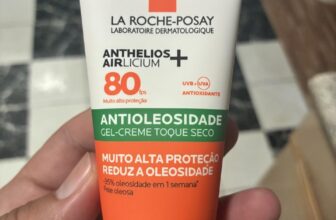 ☀️ La Roche-Posay Anthelios Airlicium Protetor Solar Facial Antioleosidade FPS80…