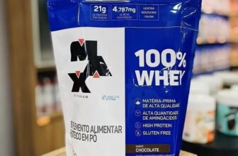 ✅ Max Titanium 100% Whey Protein Concentrado sabor chocolate 900g…