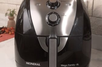 🍟 MONDIAL Fritadeira Sem Óleo Air Fryer 8L, Preto/Inox, 1900W…