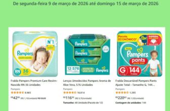 ➡️ 25% OFF em Pampers no APP da Amazon 🎟️…