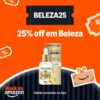 NOVO CUPOM AMAZON  25% OFF em Beleza Cupom: BELEZA25 https://amzn.to/3Xjw7hl Of…