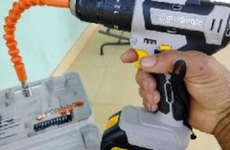 Parafusadeira Furadeira Sem Fio Gradiente GPB21VW Impacto 21V Maleta POR 129,12…