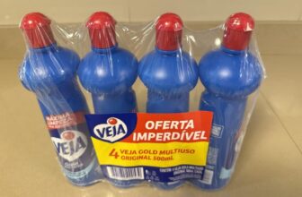Kit 04 un. Limpadores Veja Gold Multiuso Original 500ml DE 25 | POR 15,74 (3,93…