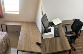 Mesa Escrivaninha Em L 2 Peças Trevalla Kuadra Carvalho 150x150x75cm POR 326 at…