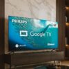 AQUI É PAPO DE CINEMINHA EM CASA   PHILIPS Smart TV 65” 4K UHD DE 3.048 | POR 2…