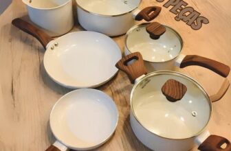 PANELA NOVA TAMBÉM FAZ COMIDA BOA Conjunto Jogo 6 Panelas Pratic Cook Vanilla Ma…