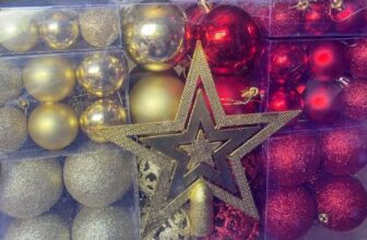 JÁ ESTAMOS EM NOVEMBRO Kit Maleta Com 500 Bolas De Natal Decoradas Brilho Glitte…