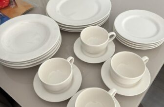 O NATAL VAI SER NA SUA CASA? Aparelho de Jantar 20 peças Branco Liso Alleanza DE…