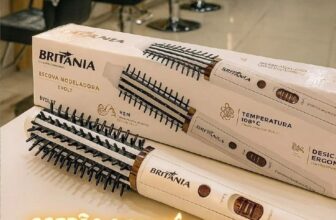 TOP 1 AMIGO DO CABELO BONITO Escova Modeladora Britânia 2 Em 1 POR 79,92 em 5x  …