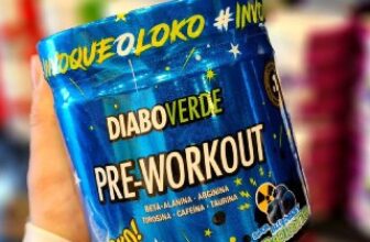 Pré-Treino Diabo Verde FTW 300g Dip Loko! Blueberry Radioativo DE 129 | POR 69,…