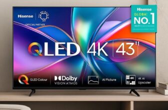 NO PRECIN COM CUPOMZADA! Hisense Smart TV UHD 4K QLED 43″ COM HDR10+ DE 1.472,63…