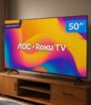 4K LED 50TINHA Smart Tv 50 Aoc 4k Dled Roku Tv Quad DE  2.999 | POR 1.622 no Pix…